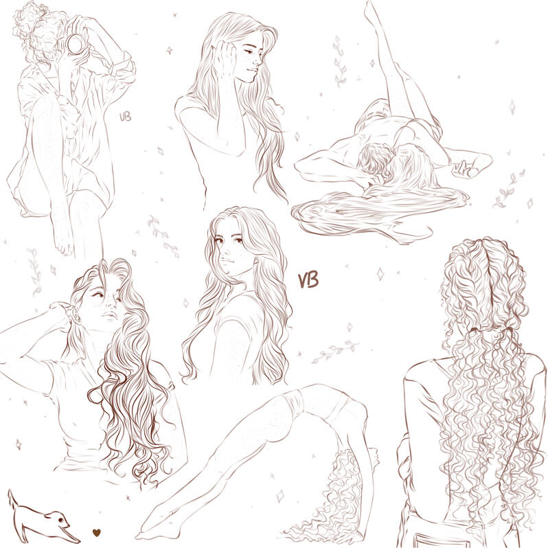 Amielia la Riviere (Sketchpage #2)